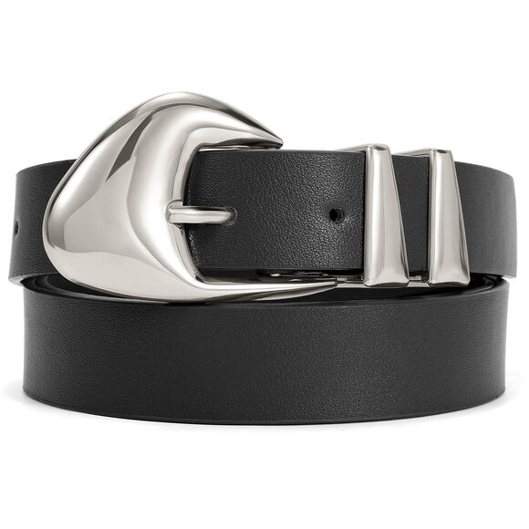 Women\'s Leather Belts For Jeans Dress Pants Black Brown Belts For Women  8791